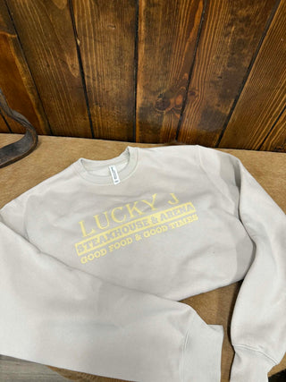 LJ Bella Heavyweight Crew Neck-Sweatshirts-The Dugout-Lucky J Boots & More, Women's, Men's, & Kids Western Store Located in Carthage, MO