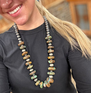 Genevieve Necklace-Necklaces-LJ Turquoise-Lucky J Boots & More, Women's, Men's, & Kids Western Store Located in Carthage, MO