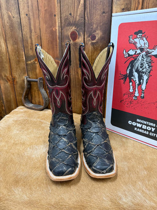 Men's Hyer Cowley Matte Dark Brown Big Bass Boot