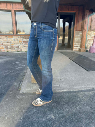 Women's Ariat Mid Rise Fiona Bootcut Jean-Women's Denim-Ariat-Lucky J Boots & More, Women's, Men's, & Kids Western Store Located in Carthage, MO