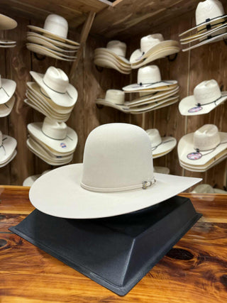 Rodeo King 100X Silver Belly Felt Hat-Felt Cowboy Hats-Rodeo King-Lucky J Boots & More, Women's, Men's, & Kids Western Store Located in Carthage, MO