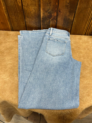 Women's Flying Monkey Hallie High Rise Wide Leg Jean-Women's Denim-Flying Monkey-Lucky J Boots & More, Women's, Men's, & Kids Western Store Located in Carthage, MO