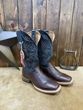 Men's Hyer Burdett Brown Clay Cowhide Boot-Men's Boots-HYER Boots-Lucky J Boots & More, Women's, Men's, & Kids Western Store Located in Carthage, MO