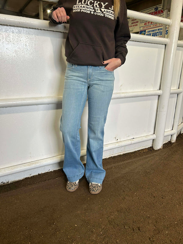 Women's Ariat Giovana Slim Leg Trouser Jean-Women's Denim-Ariat-Lucky J Boots & More, Women's, Men's, & Kids Western Store Located in Carthage, MO