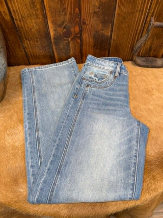 Women's Hidden Carrie High Rise Dad Jean