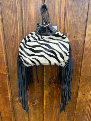 Inaya Zebra Wristlet Bag