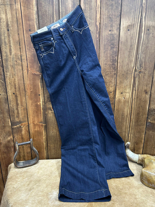 Women's Ariat Veronica Ultra High Rise Wide Leg Jean-Women's Denim-Ariat-Lucky J Boots & More, Women's, Men's, & Kids Western Store Located in Carthage, MO