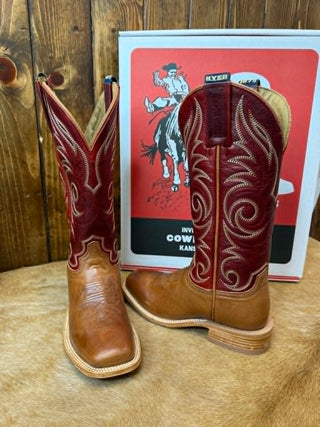 Women's Hyer Salina Glossy Tan Cowhide Boot