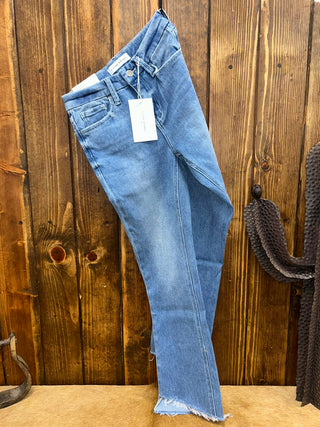 Women's Flying Monkey Gianna High Rise Slim Straight Jean-Women's Denim-Flying Monkey-Lucky J Boots & More, Women's, Men's, & Kids Western Store Located in Carthage, MO