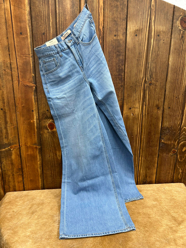 Women's Ariat Ultra High Rise Calamity Comfort Wide Jean-Women's Denim-Ariat-Lucky J Boots & More, Women's, Men's, & Kids Western Store Located in Carthage, MO