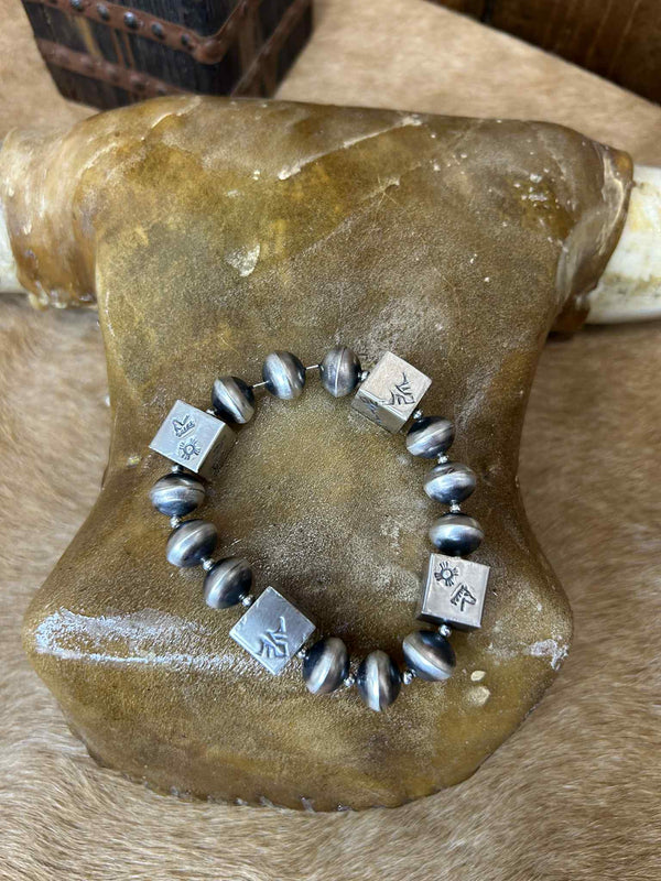 Cielo Bracelet-Bracelets-LJ Turquoise-Lucky J Boots & More, Women's, Men's, & Kids Western Store Located in Carthage, MO