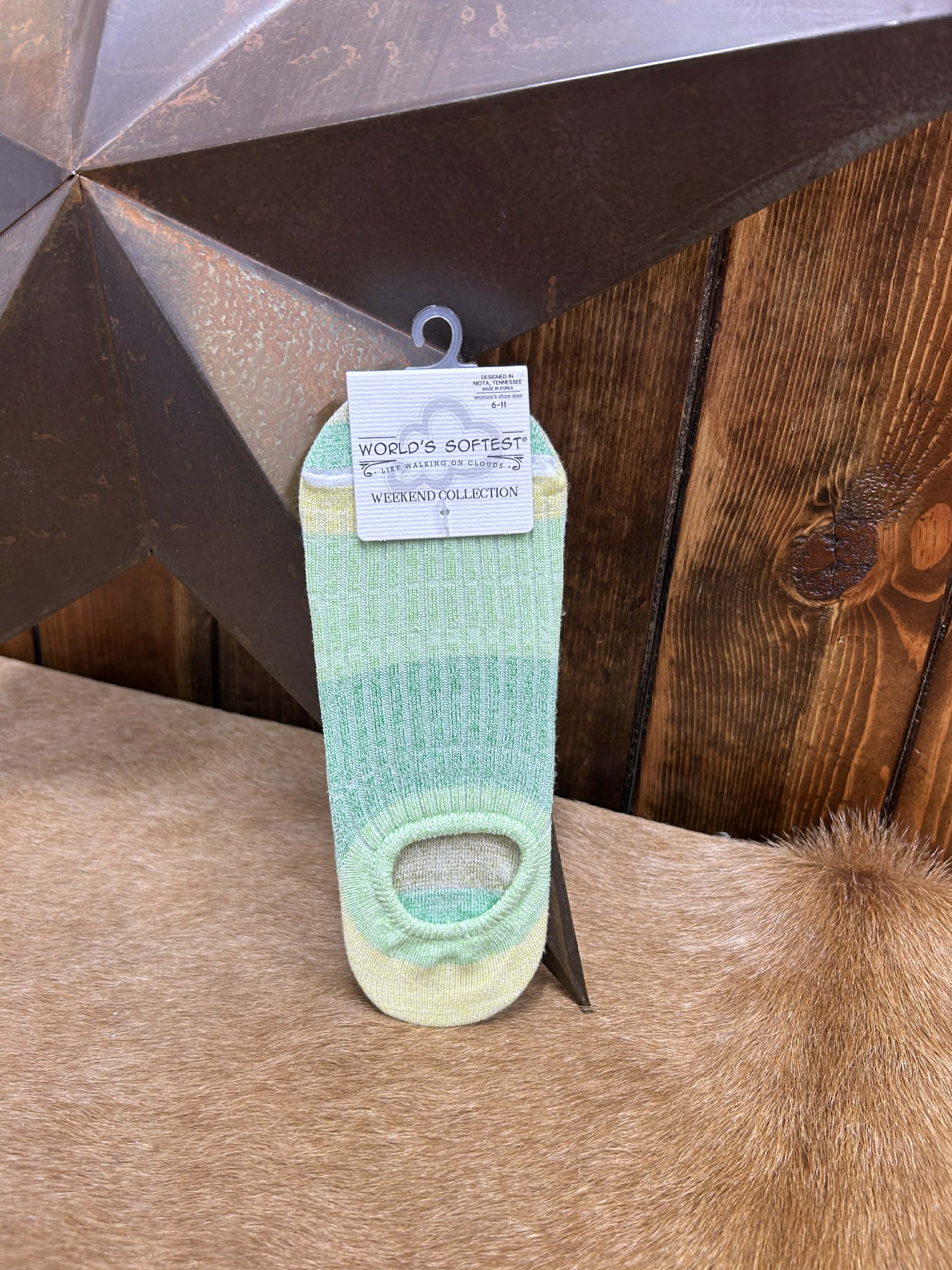 Weekend Collection Ankle Socks WSRIBRLO-Socks-World's Softest Socks-Lucky J Boots & More, Women's, Men's, & Kids Western Store Located in Carthage, MO