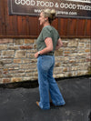 Hidden Naya Mid Rise Wide Leg Jean-Women's Denim-HIDDEN-Lucky J Boots & More, Women's, Men's, & Kids Western Store Located in Carthage, MO