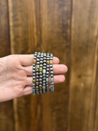 Romy Bracelet-Bracelets-LJ Turquoise-Lucky J Boots & More, Women's, Men's, & Kids Western Store Located in Carthage, MO