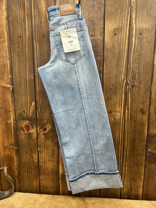 Hidden Nicki Mid Rise Extra Wide Leg Jean-Women's Denim-HIDDEN-Lucky J Boots & More, Women's, Men's, & Kids Western Store Located in Carthage, MO