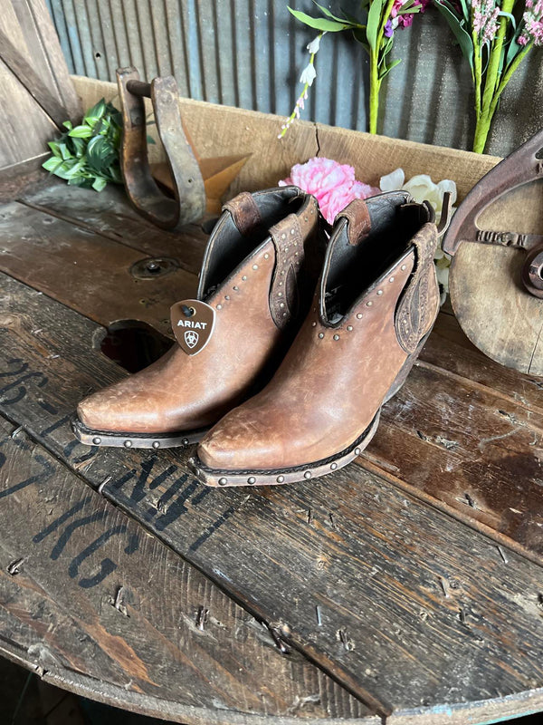 Womens Ariat Greeley Booties-Women's Booties-Ariat-Lucky J Boots & More, Women's, Men's, & Kids Western Store Located in Carthage, MO