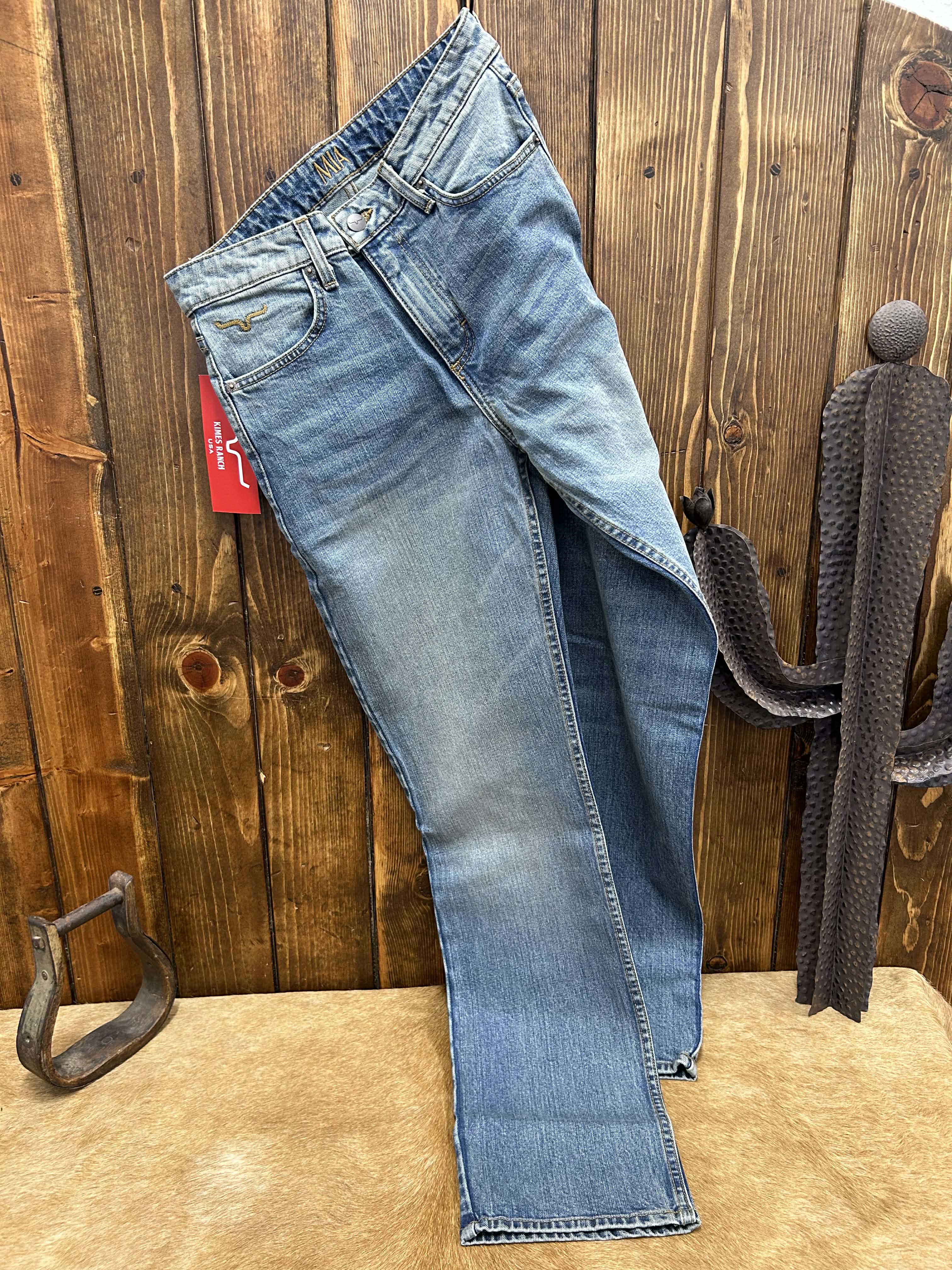 Women's Kimes Mia Mid Wash Jean-Women's Denim-Kimes Ranch-Lucky J Boots & More, Women's, Men's, & Kids Western Store Located in Carthage, MO
