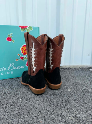 Kid's Macie Bean Black Suede Boot