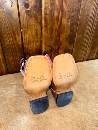 Macie Bean Women's Antique Saddle Smooth Ostrich Boot