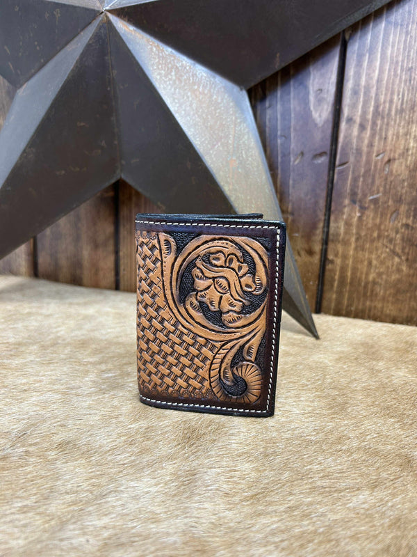 Ranger Belt Co. Trifold Wallets-Wallets-WESTERN FASHION ACCESSORIES-Lucky J Boots & More, Women's, Men's, & Kids Western Store Located in Carthage, MO