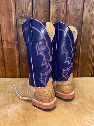 Men's Anderson Bean Antique Rose Full Quill Ostrich Boot