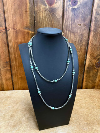 Cecilia Necklace-Necklaces-LJ Turquoise-Lucky J Boots & More, Women's, Men's, & Kids Western Store Located in Carthage, MO