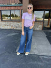 Levi's 318 Shaping Wide Leg in Dark Wash-Women's Denim-Levi's-Lucky J Boots & More, Women's, Men's, & Kids Western Store Located in Carthage, MO