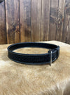 Texas Saddlery Black Waffle Belt-Belts-Texas Saddlery-Lucky J Boots & More, Women's, Men's, & Kids Western Store Located in Carthage, MO