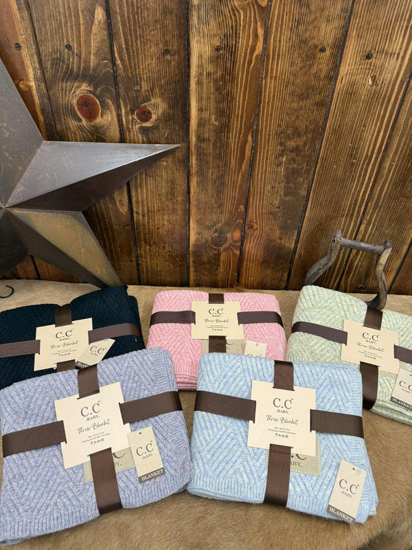 C.C Beanies Baby Blankets-Beanie/Gloves-C.C Beanies-Lucky J Boots & More, Women's, Men's, & Kids Western Store Located in Carthage, MO