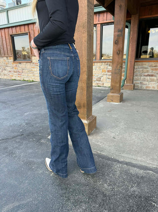 Women's Ariat Perfect Rise Maddie Trouser Jean-Women's Denim-Ariat-Lucky J Boots & More, Women's, Men's, & Kids Western Store Located in Carthage, MO