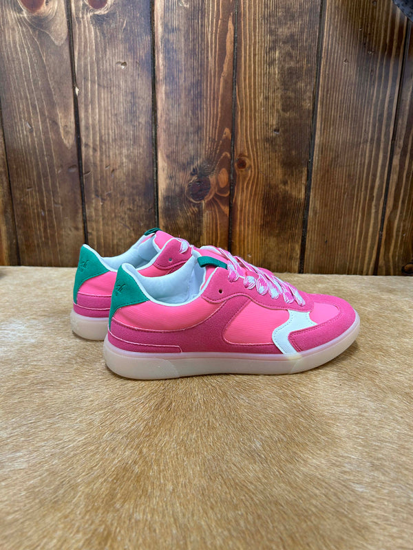 Women's Blowfish Malibu Pink Glow Tastic Sneaker-Women's Casual Shoes-Blowfish Malibu-Lucky J Boots & More, Women's, Men's, & Kids Western Store Located in Carthage, MO