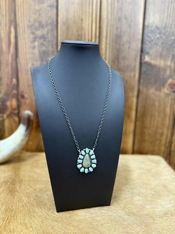 Anaya Necklace-Necklaces-LJ Turquoise-Lucky J Boots & More, Women's, Men's, & Kids Western Store Located in Carthage, MO