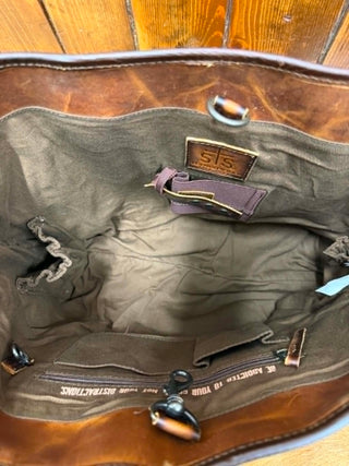 STS Guadalupe Cowhide Palomino Tote