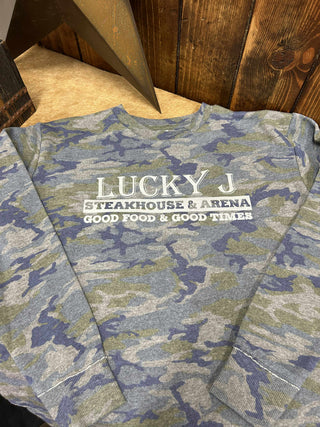 LJ LAT Sweatshirt-Sweatshirts-The Dugout-Lucky J Boots & More, Women's, Men's, & Kids Western Store Located in Carthage, MO