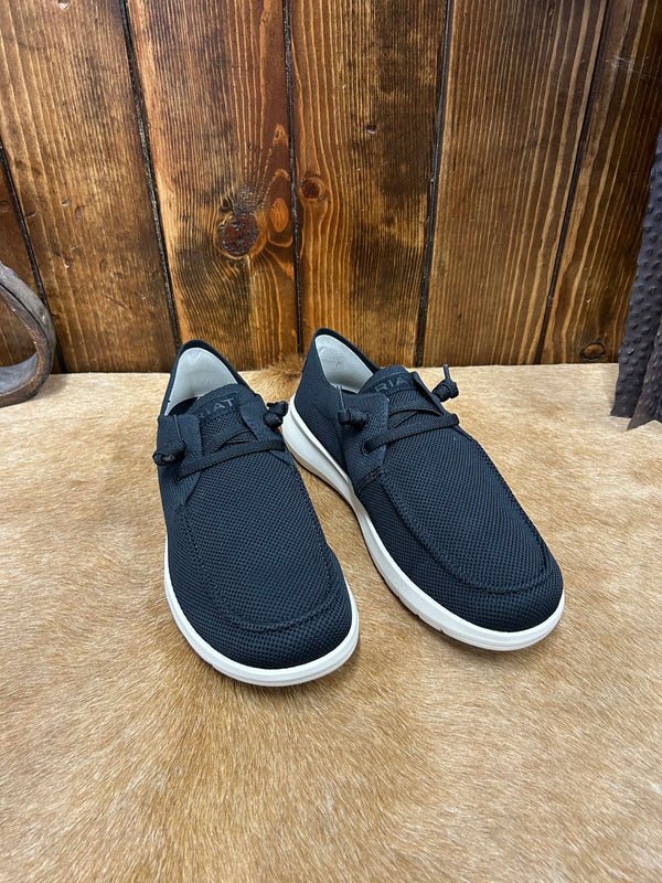 Ariat Men's Black Knit Hilo Shoe-Men's Casual Shoes-Ariat-Lucky J Boots & More, Women's, Men's, & Kids Western Store Located in Carthage, MO