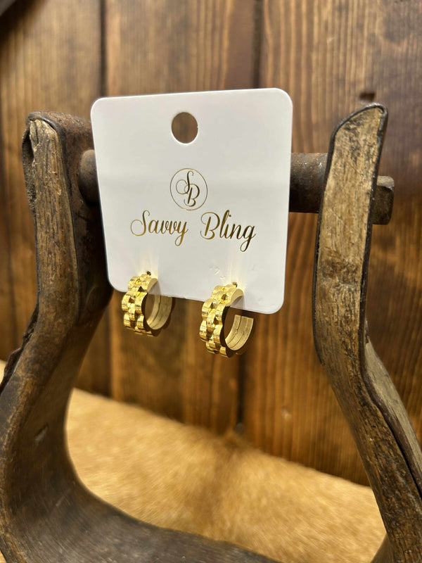 Gold Hoop Earrings-Earrings-LJ Fashion Jewelry-Lucky J Boots & More, Women's, Men's, & Kids Western Store Located in Carthage, MO