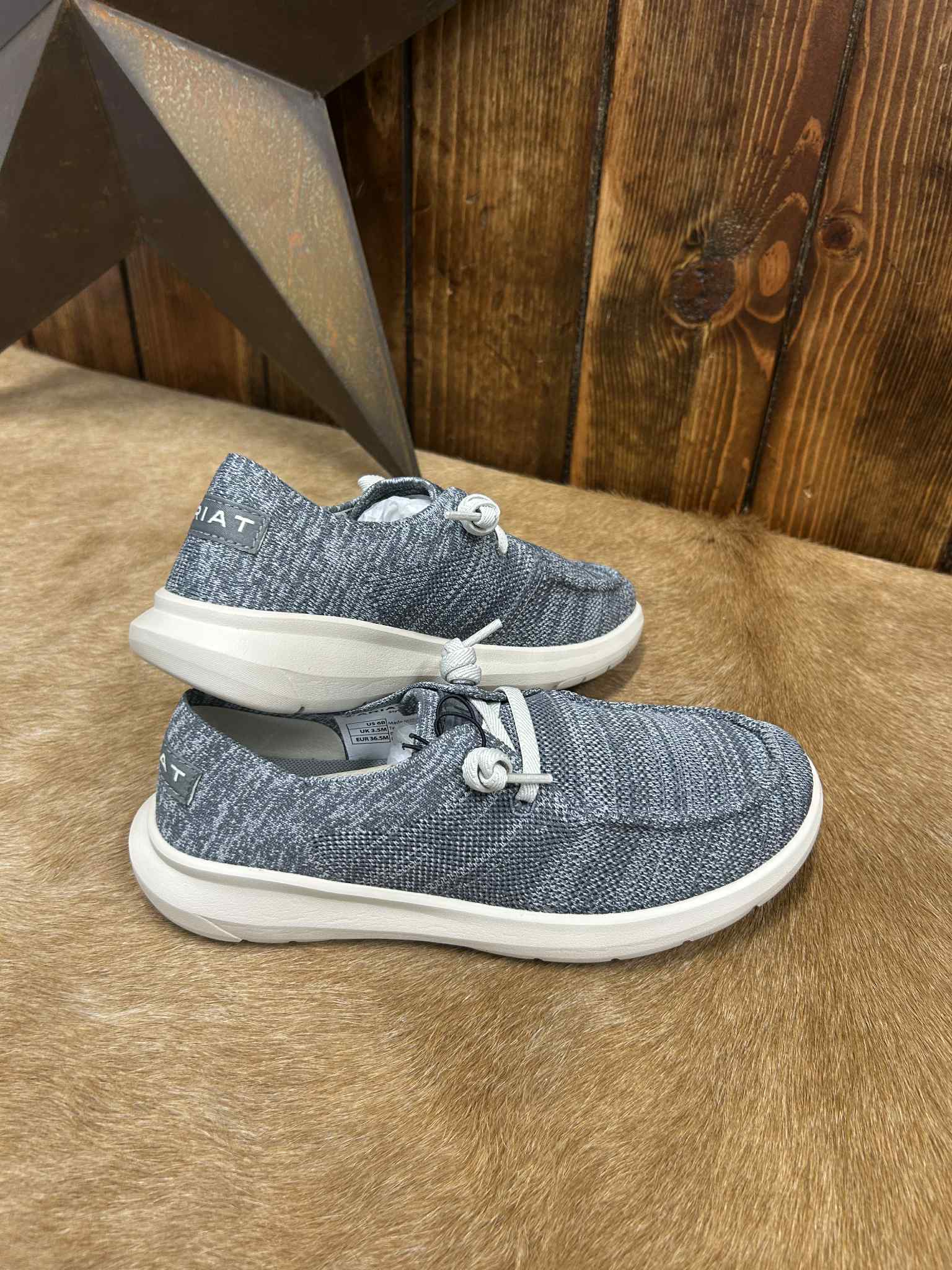 Women's Ariat Heathered Storm Knit Hilo Shoes-Women's Casual Shoes-Ariat-Lucky J Boots & More, Women's, Men's, & Kids Western Store Located in Carthage, MO