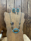 Lexington Necklace Set-Necklaces-LJ Turquoise-Lucky J Boots & More, Women's, Men's, & Kids Western Store Located in Carthage, MO