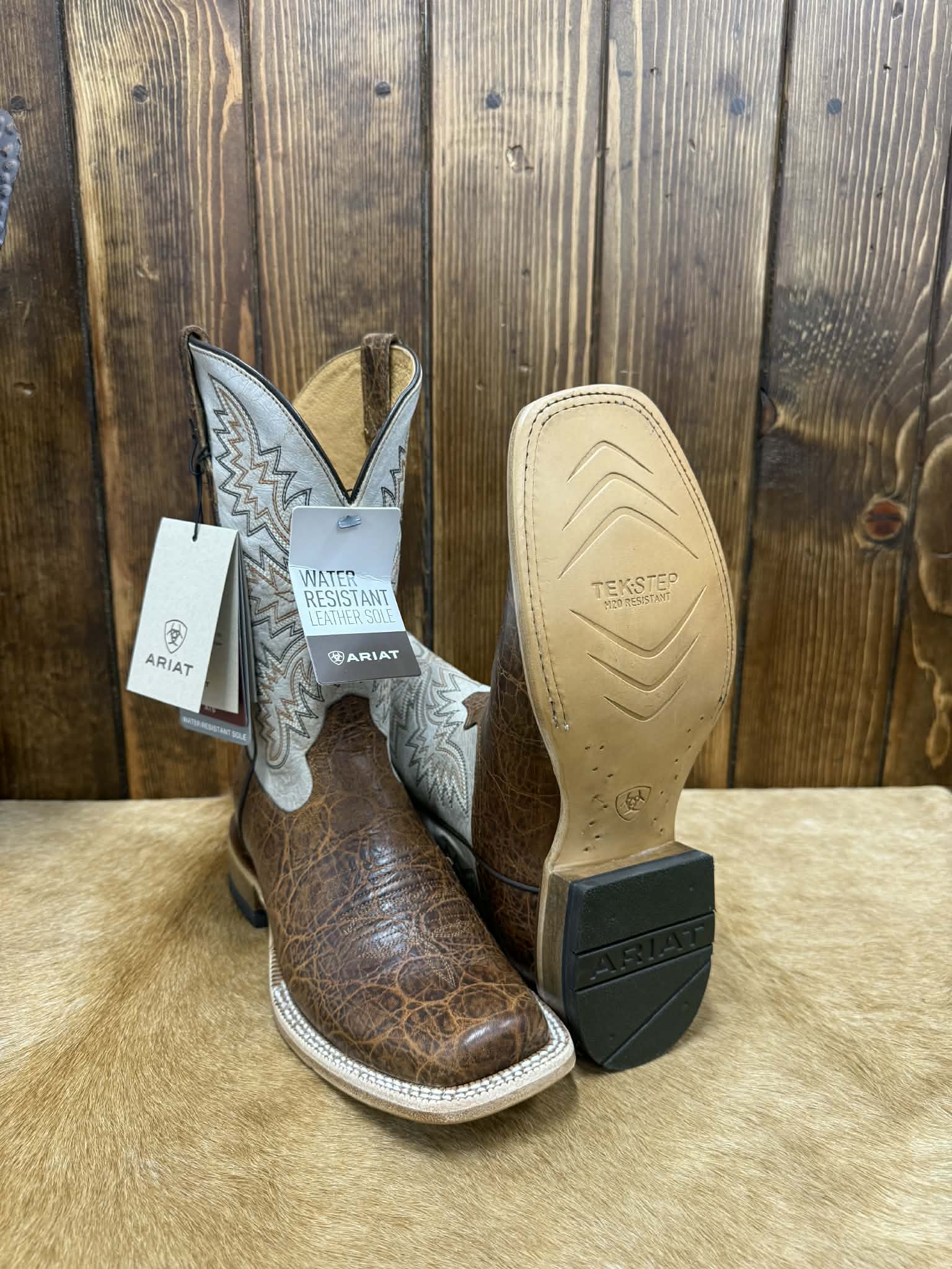 Men's Ariat South Forth Adobe Clay Boot-Men's Boots-Ariat-Lucky J Boots & More, Women's, Men's, & Kids Western Store Located in Carthage, MO