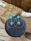 Kory Earrings-Earrings-LJ Turquoise-Lucky J Boots & More, Women's, Men's, & Kids Western Store Located in Carthage, MO