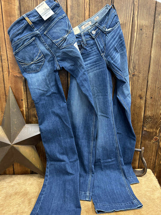 Women's Ariat Perfect Rise Leslie Slim Trouser Jean-Women's Denim-Ariat-Lucky J Boots & More, Women's, Men's, & Kids Western Store Located in Carthage, MO