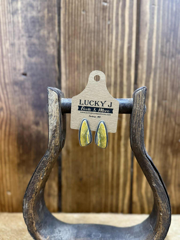 Henley Earrings-Earrings-LJ Turquoise-Lucky J Boots & More, Women's, Men's, & Kids Western Store Located in Carthage, MO