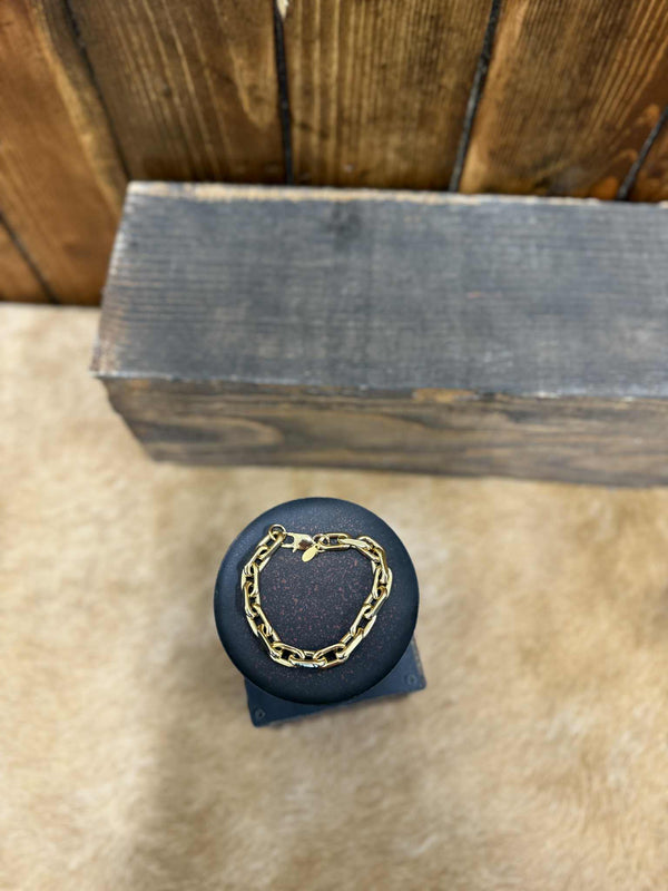 Luxe Link Bracelet-Bracelets-LJ Fashion Jewelry-Lucky J Boots & More, Women's, Men's, & Kids Western Store Located in Carthage, MO