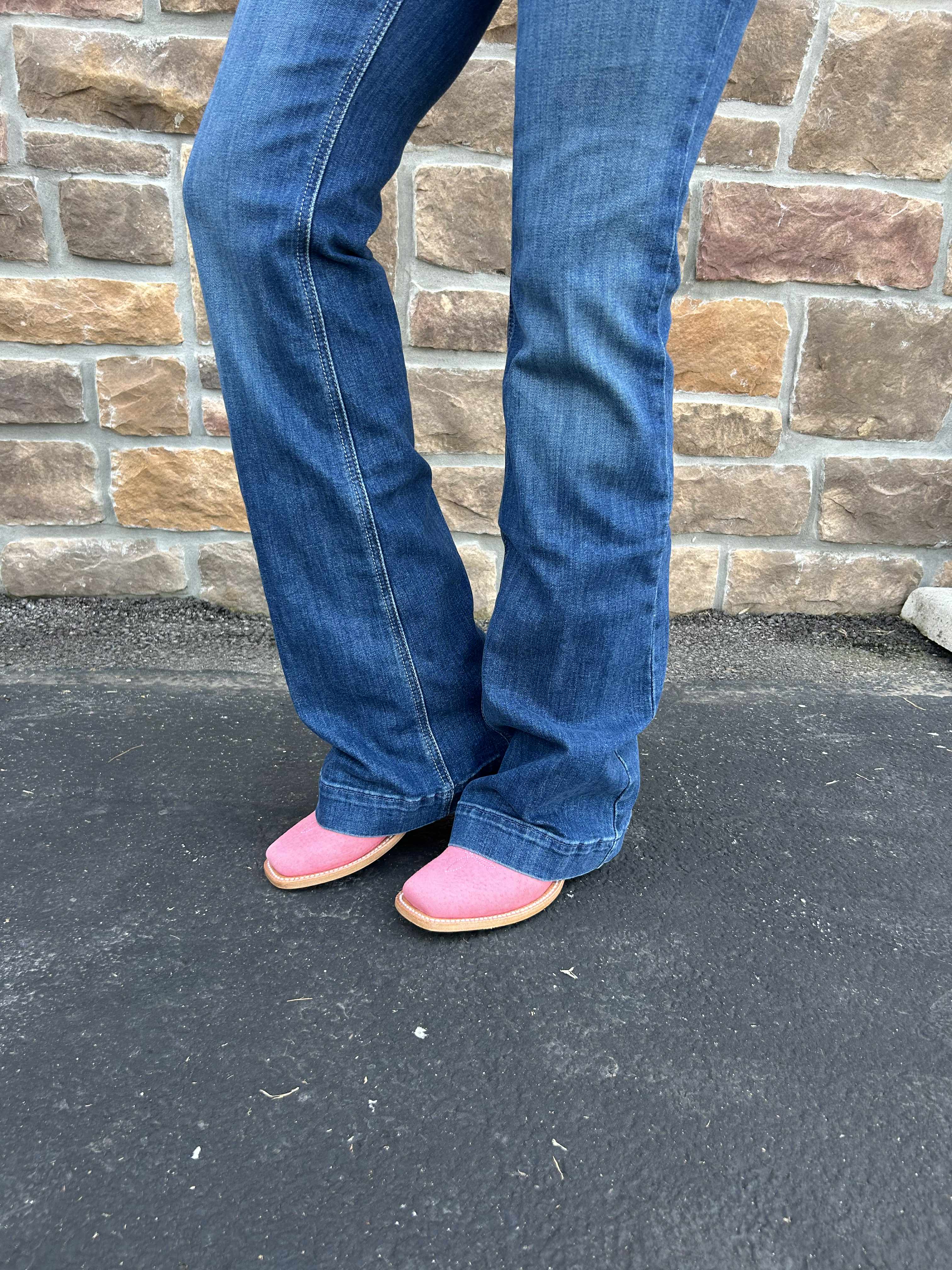 Women's R. Watson Rose Roughout Boot-Women's Boots-R. Watson-Lucky J Boots & More, Women's, Men's, & Kids Western Store Located in Carthage, MO