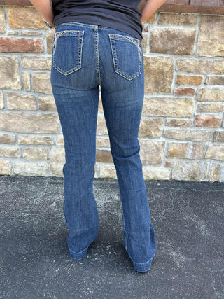 Women's Ariat Naz High Rise Slim Trouser Jean-Women's Denim-Ariat-Lucky J Boots & More, Women's, Men's, & Kids Western Store Located in Carthage, MO
