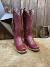 Women's Hyer Leawood Red Cowhide Boot-Women's Boots-HYER Boots-Lucky J Boots & More, Women's, Men's, & Kids Western Store Located in Carthage, MO