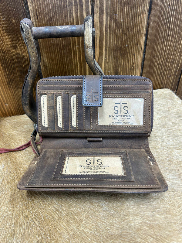 STS Basic Bliss Chelsea Baroness Wallet-Wallets-Carrol STS Ranchwear-Lucky J Boots & More, Women's, Men's, & Kids Western Store Located in Carthage, MO