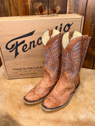 Men's Fenoglio Vintage Cognac Boar Boots