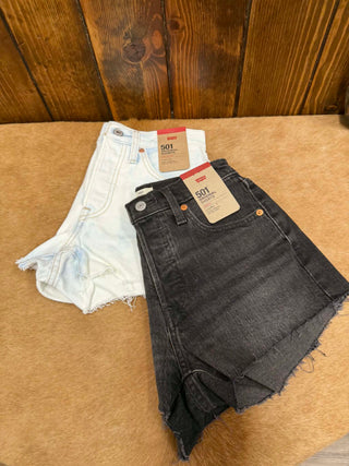 Women's Levi's 501 Original Shorts-Women's Denim-Levi's-Lucky J Boots & More, Women's, Men's, & Kids Western Store Located in Carthage, MO