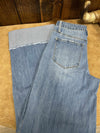 Vervet Claire High Rise Cuffed Wide Leg Jean